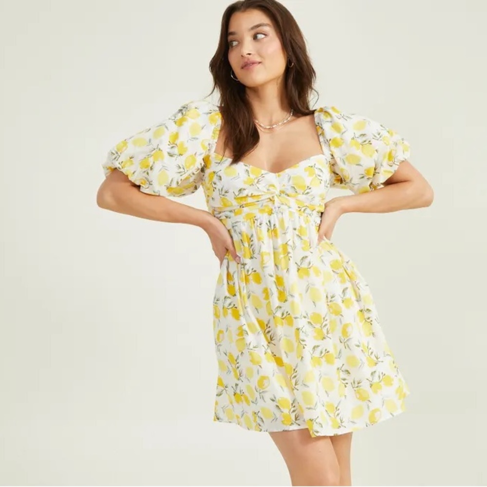 Altar’d State Lemon Mini Dress